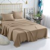 Home textile bamboo polyester blended three piece set American bedding four piece set