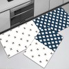 Gray floor mat waterproof and oil proof PVC foam leather kitchen floor mat thickened
