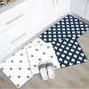 Gray floor mat waterproof and oil proof PVC foam leather kitchen floor mat thickened