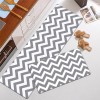 Floor mat waterproof, oil proof and anti slip washable PVC leather foam kitchen floor mat