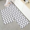Floor mat waterproof, oil proof and anti slip washable PVC leather foam kitchen floor mat