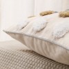 Nordic Bohemian style living room sofa pillow ins light luxury cotton canvas tufted waist pillow cushion pillow case