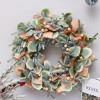 Christmas decorations Nordic green plants Eucalyptus Christmas Wreath home wall hanging door hanging decorations