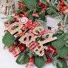 Christmas decorations Nordic green plants Eucalyptus Christmas Wreath home wall hanging door hanging decorations