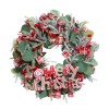 Christmas decorations Nordic green plants Eucalyptus Christmas Wreath home wall hanging door hanging decorations