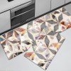 European and American Abstract floor mat waterproof and oil-proof PVC foamed leather kitchen floor mat thickened oil-proof and water-proof