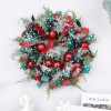 Christmas decorations Nordic style Christmas ball ribbon wreath home wall hanging door hanging decoration