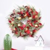 Christmas decorations Nordic style Christmas ball ribbon wreath home wall hanging door hanging decoration