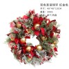 Christmas decorations Nordic style Christmas ball ribbon wreath home wall hanging door hanging decoration