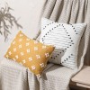 Nordic ins tufted pillow cover embroidered bedside pillow bedroom living room sofa office chair pillow cushion