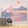 Ins maiden heart oil painting wallpaper background cloth dormitory room bedroom decoration hanging cloth background cloth
