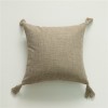 Cotton linen tassel pillow sofa cushion pillow Nordic linen pillow cover bedside backrest sofa pillow cover