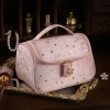 Tommill hot velvet cosmetic bag portable net red large capacity storage bag portable super fire toiletries storage bag