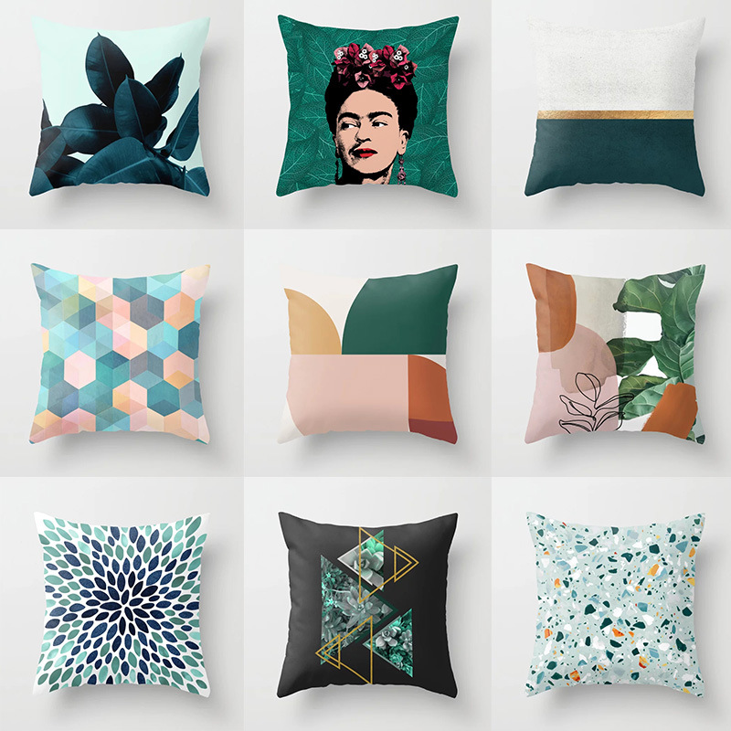 Home pillow case gre...