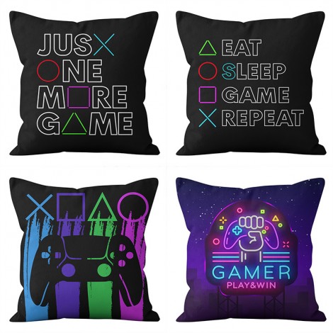 Home game pillow case game handle pillow case eat sleep game repeat