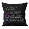 Home game pillow case game handle pillow case eat sleep game repeat