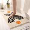 Simple toilet door mat water absorbent foot mat home bathroom non slip mat Door Mat Carpet