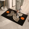 Simple toilet door mat water absorbent foot mat home bathroom non slip mat Door Mat Carpet