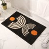 Simple toilet door mat water absorbent foot mat home bathroom non slip mat Door Mat Carpet