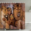 Shower curtain shower curtain African women lion shower curtain bathroom curtain Polyester Waterproof Shower Curtain
