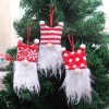 Christmas small cloth pendant faceless bearded old man dwarf old man christmas tree pendant Decoration