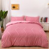 Bedding bedding solid color plain color flower cutting wavy craft diamond lattice three piece set