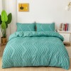Bedding bedding solid color plain color flower cutting wavy craft diamond lattice three piece set