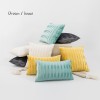 Nordic simple Dutch velvet pillow corrugated cushion cover living room sofa waist