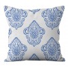 Geometric Pillow Cover Blue Bohemian geometric wave lattice pillow cover European pattern