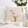 Nordic Abstract plush pillow Morandi sofa pillow cover modern simple short plush printed pillow cover cushion cover
