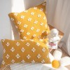 Ins wind pillow case star yellow flower pillow case simple living room waist pillow tufted drift window flower pillow