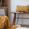 Ins wind pillow case star yellow flower pillow case simple living room waist pillow tufted drift window flower pillow