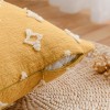 Ins wind pillow case star yellow flower pillow case simple living room waist pillow tufted drift window flower pillow