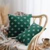 Ins wind pillow case star yellow flower pillow case simple living room waist pillow tufted drift window flower pillow