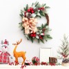 Christmas decorations eucalyptus leaf simulation wreath half ring Christmas window door Pendant