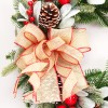 Christmas decorations eucalyptus leaf simulation wreath half ring Christmas window door Pendant