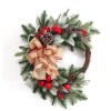 Christmas decorations eucalyptus leaf simulation wreath half ring Christmas window door Pendant