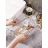 Tommill transparent cosmetic washing bag 21 environmental protection PVC portable large capacity dry and wet separation storage bag