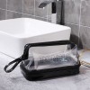Tommill transparent cosmetic washing bag 21 environmental protection PVC portable large capacity dry and wet separation storage bag