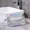 Tommill transparent cosmetic washing bag 21 environmental protection PVC portable large capacity dry and wet separation storage bag