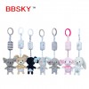BBSKY baby wind chime stroller pendant baby elephant koala bear pendant car hanging bed bell toy
