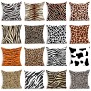 Animal print pillow cover Leopard Snake zebra tiger leopard print