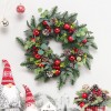 Eucalyptus leaf Christmas ball simulation Wreath Christmas decorations wall hanging door hanging