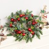Eucalyptus leaf Christmas ball simulation Wreath Christmas decorations wall hanging door hanging