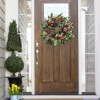 Eucalyptus leaf Christmas ball simulation Wreath Christmas decorations wall hanging door hanging