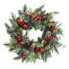 Eucalyptus leaf Christmas ball simulation Wreath Christmas decorations wall hanging door hanging