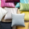 Nordic ins wool ball velvet pillow cover waist back retro pillow Plush Dutch velvet sofa pillow back