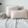Nordic ins wool ball velvet pillow cover waist back retro pillow Plush Dutch velvet sofa pillow back