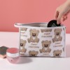 Japan and South Korea net red cute bear portable cosmetic bag large capacity cosmetic storage bag travel handbag