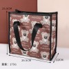Japan and South Korea net red cute bear portable cosmetic bag large capacity cosmetic storage bag travel handbag